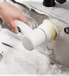 Escova Elétrica de Limpeza 5 em 1 | Praticidade para Limpeza do Dia a Dia - Imagem 6