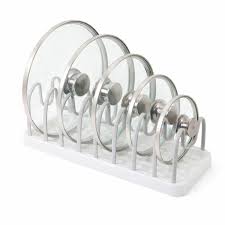 Organizador Vertical para Tampas de Panela | Porta Tampas para Armário e Bancada