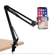 Suporte Articulado para Tablet e Celular | Braço Ajustável para Mesa